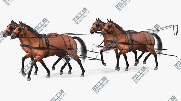 images/goods_img/20210312/3D Team of Four Breast Collar Harness Walking Pose Fur model/1.jpg